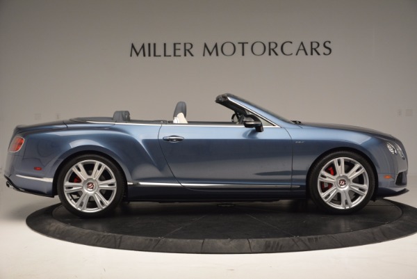 Used 2014 Bentley Continental GT V8 S Convertible for sale Sold at Bentley Greenwich in Greenwich CT 06830 9