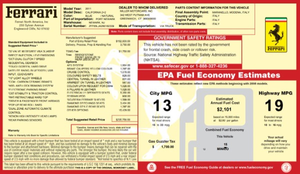 Used 2011 Ferrari California for sale Sold at Bentley Greenwich in Greenwich CT 06830 2