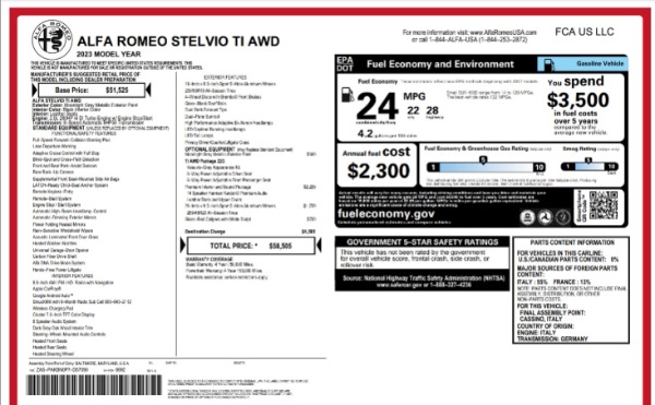 New 2023 Alfa Romeo Stelvio Ti for sale Sold at Bentley Greenwich in Greenwich CT 06830 28