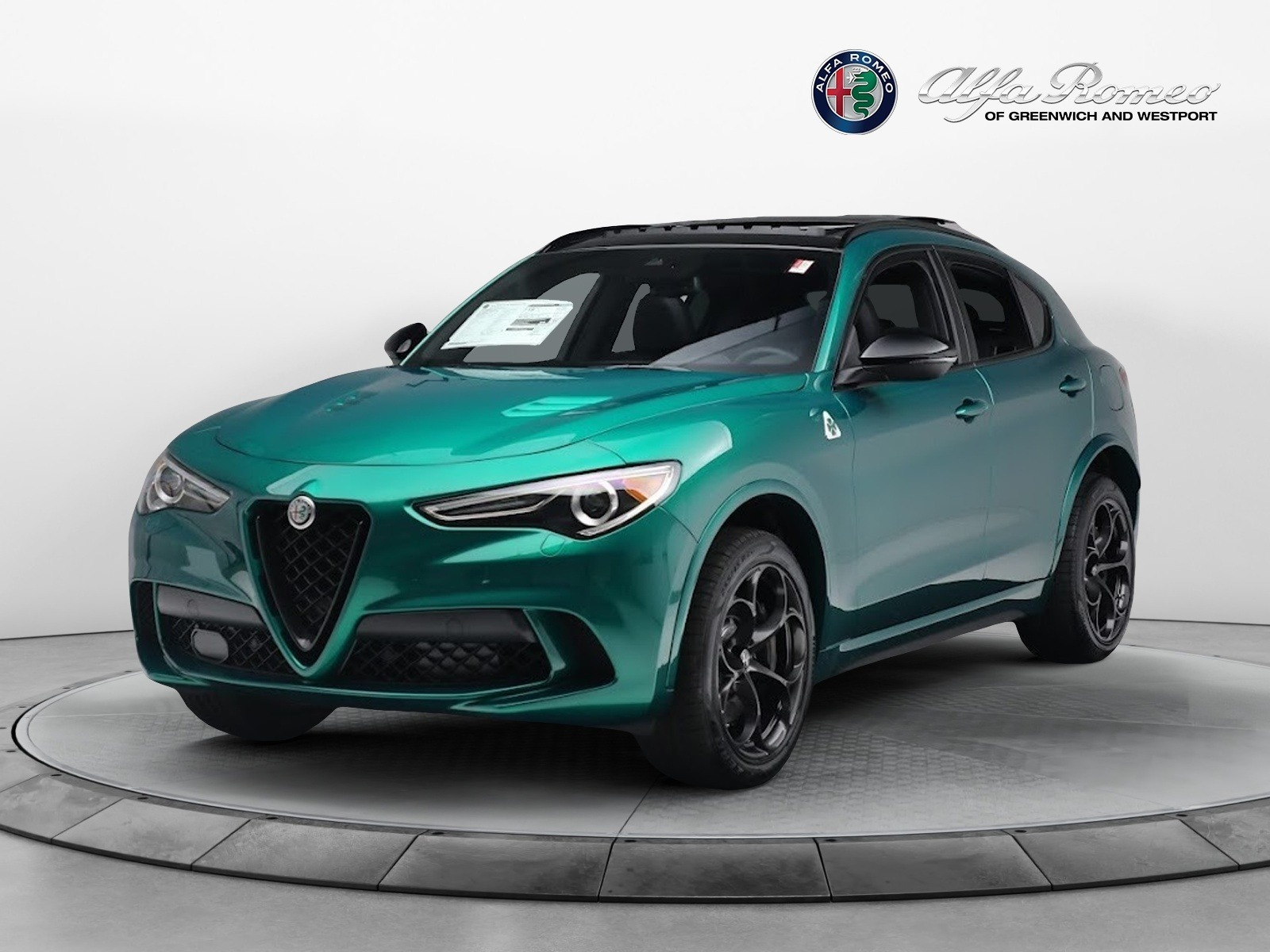 New 2023 Alfa Romeo Stelvio Quadrifoglio for sale $87,460 at Bentley Greenwich in Greenwich CT 06830 1