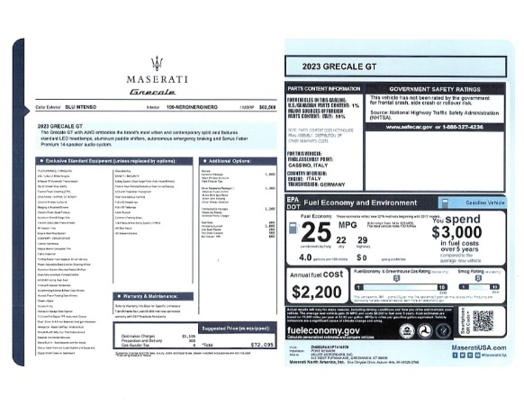 New 2023 Maserati Grecale GT for sale $72,095 at Bentley Greenwich in Greenwich CT 06830 24