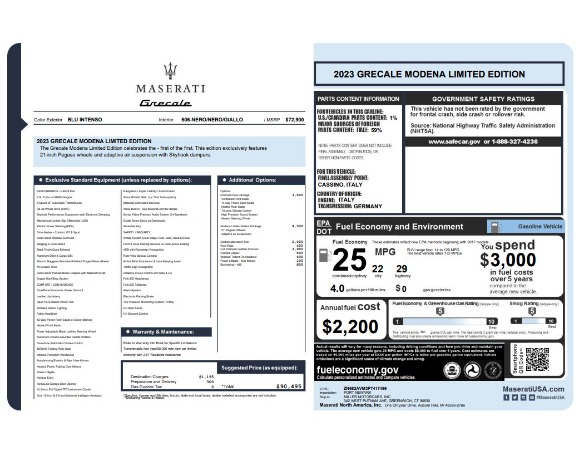 New 2023 Maserati Grecale Modena for sale Sold at Bentley Greenwich in Greenwich CT 06830 24