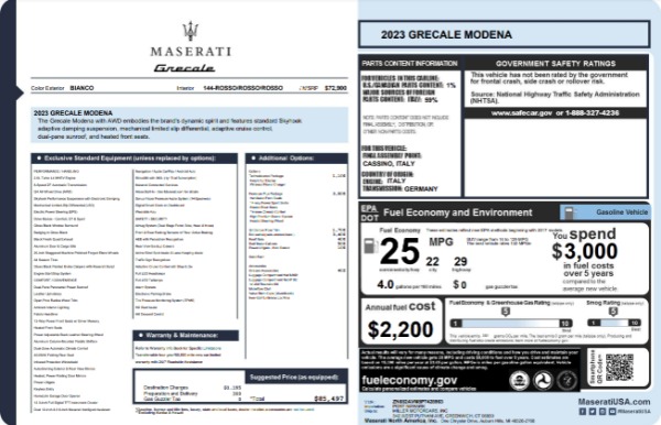 New 2023 Maserati Grecale Modena for sale $85,497 at Bentley Greenwich in Greenwich CT 06830 23
