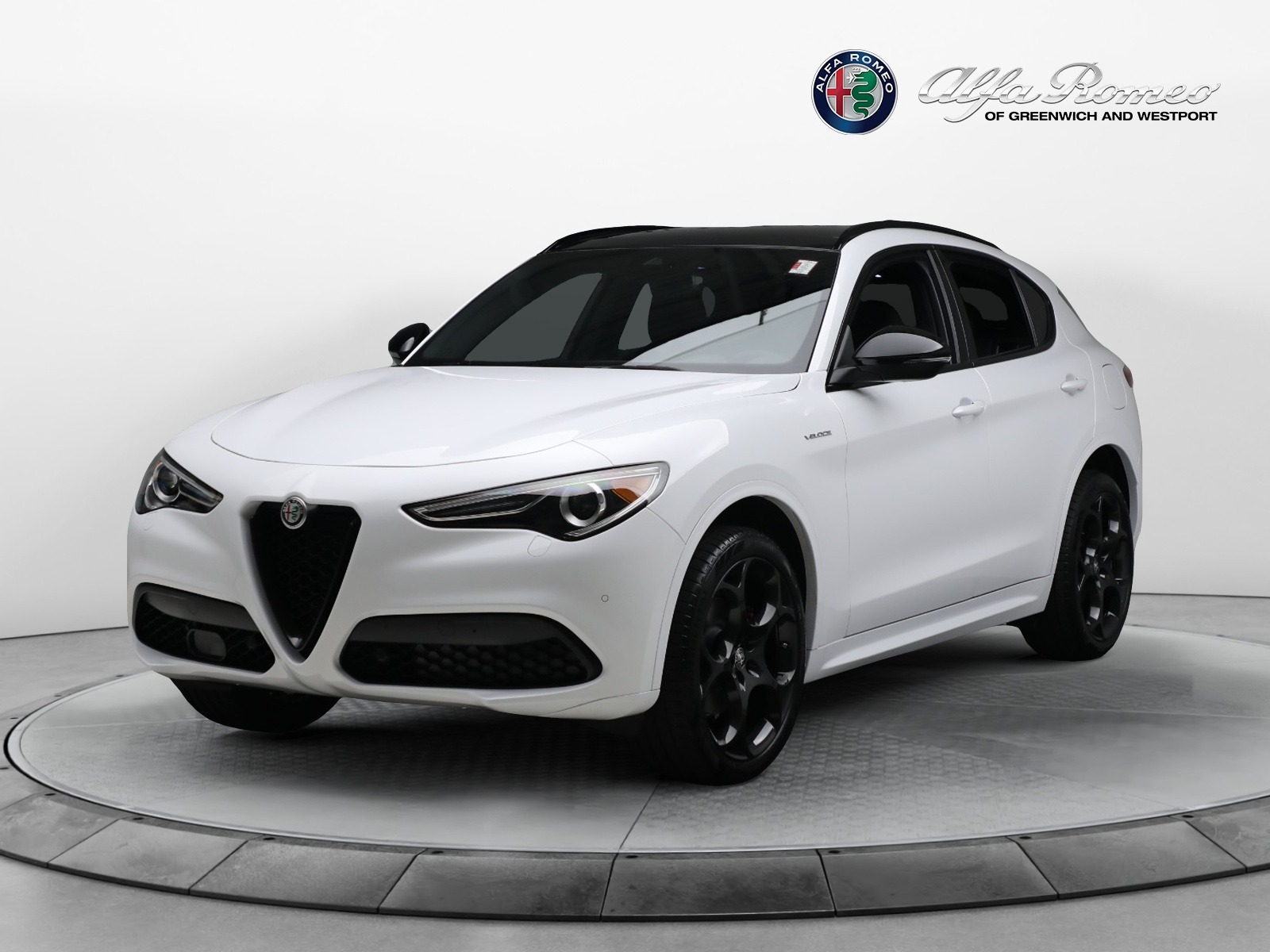 New 2023 Alfa Romeo Stelvio Veloce for sale $54,349 at Bentley Greenwich in Greenwich CT 06830 1