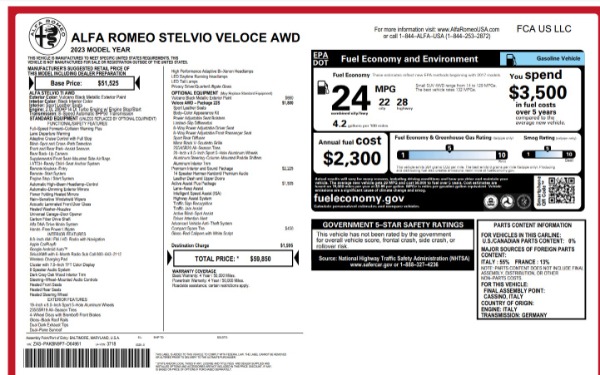 New 2023 Alfa Romeo Stelvio Veloce for sale Sold at Bentley Greenwich in Greenwich CT 06830 23