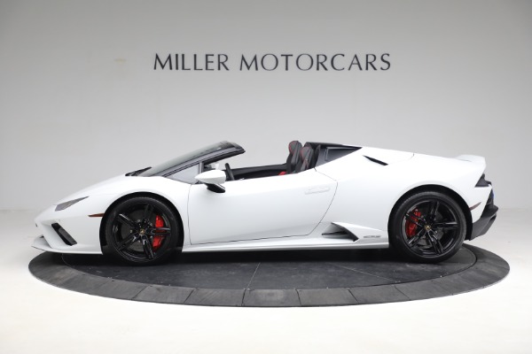 Used 2021 Lamborghini Huracan LP 610-2 EVO Spyder for sale Sold at Bentley Greenwich in Greenwich CT 06830 3