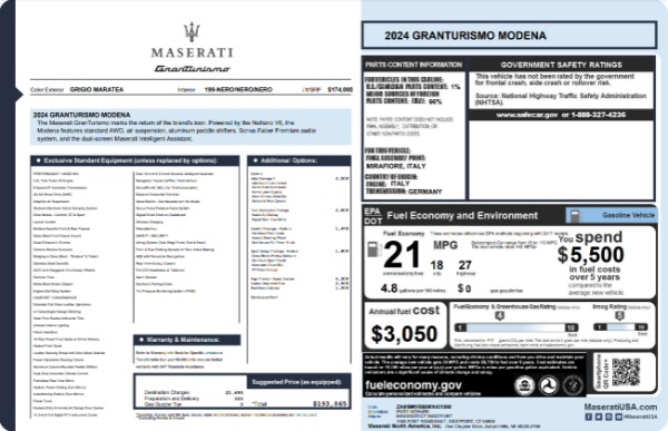 New 2024 Maserati GranTurismo Modena for sale Sold at Bentley Greenwich in Greenwich CT 06830 23