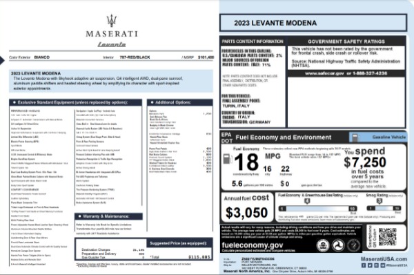 New 2023 Maserati Levante Modena for sale Sold at Bentley Greenwich in Greenwich CT 06830 23