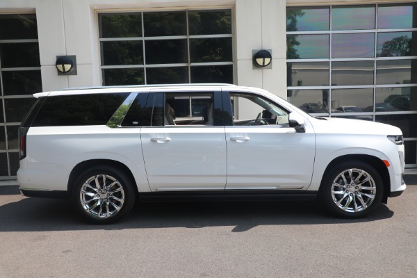 Used 2021 Cadillac Escalade ESV Premium Luxury Platinum for sale Sold at Bentley Greenwich in Greenwich CT 06830 4