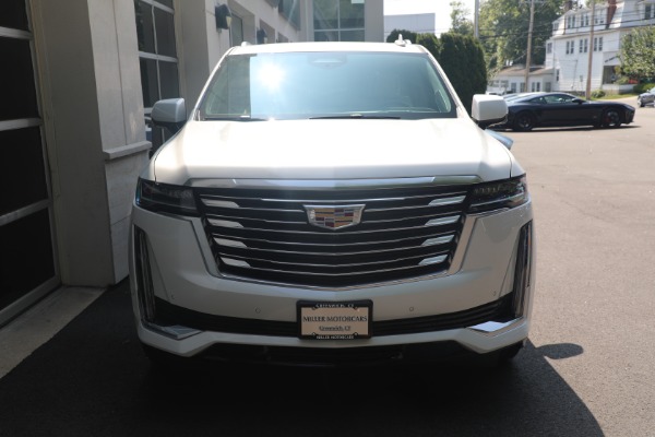 Used 2021 Cadillac Escalade ESV Premium Luxury Platinum for sale Sold at Bentley Greenwich in Greenwich CT 06830 7