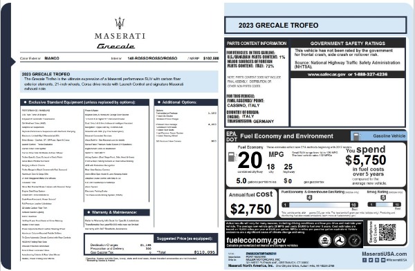 New 2023 Maserati Grecale Trofeo for sale $110,095 at Bentley Greenwich in Greenwich CT 06830 27