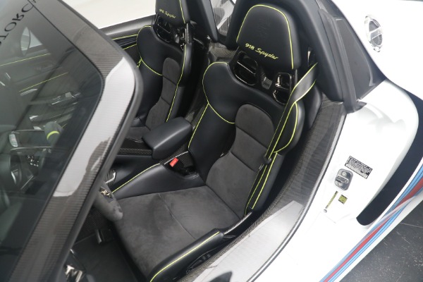 Used 2015 Porsche 918 Spyder for sale Call for price at Bentley Greenwich in Greenwich CT 06830 22