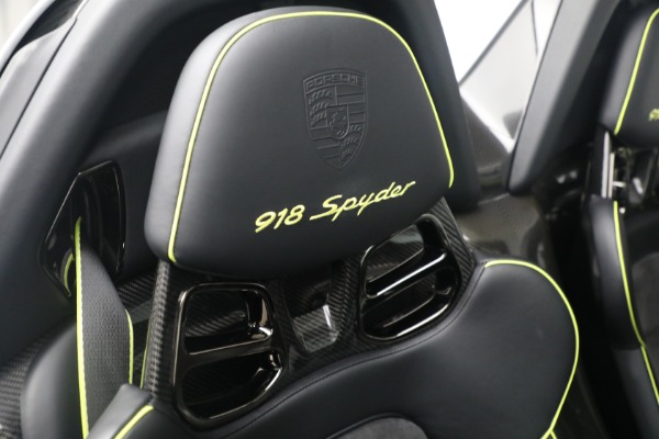 Used 2015 Porsche 918 Spyder for sale Call for price at Bentley Greenwich in Greenwich CT 06830 27