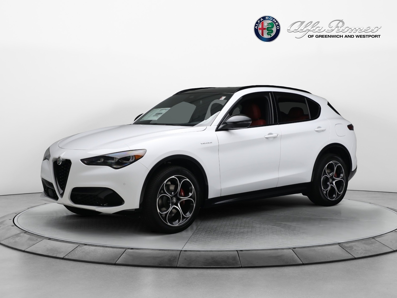 New 2024 Alfa Romeo Stelvio Veloce for sale $57,395 at Bentley Greenwich in Greenwich CT 06830 1