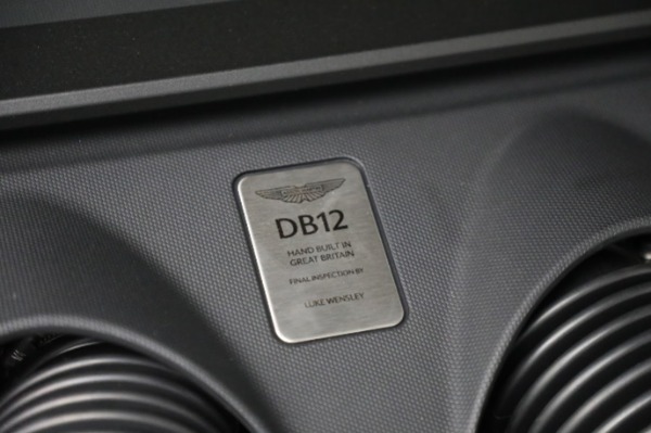 Used 2024 Aston Martin DB12 V8 for sale Sold at Bentley Greenwich in Greenwich CT 06830 25