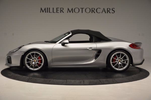 Used 2016 Porsche Boxster Spyder for sale Sold at Bentley Greenwich in Greenwich CT 06830 14