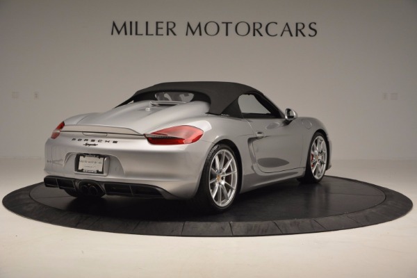 Used 2016 Porsche Boxster Spyder for sale Sold at Bentley Greenwich in Greenwich CT 06830 17