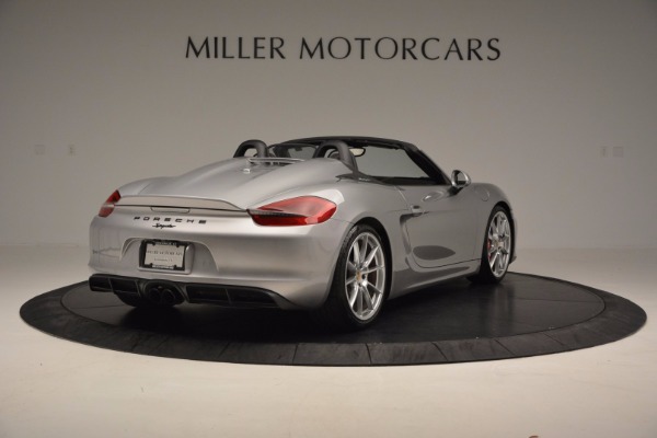 Used 2016 Porsche Boxster Spyder for sale Sold at Bentley Greenwich in Greenwich CT 06830 7