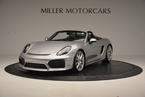 Used 2016 Porsche Boxster Spyder for sale Sold at Bentley Greenwich in Greenwich CT 06830 1