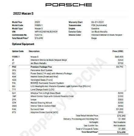 Used 2022 Porsche Macan S for sale Sold at Bentley Greenwich in Greenwich CT 06830 26