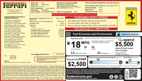 Used 2019 Ferrari 488 Spider for sale Sold at Bentley Greenwich in Greenwich CT 06830 28