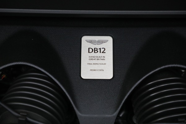 Used 2024 Aston Martin DB12 V8 for sale Sold at Bentley Greenwich in Greenwich CT 06830 28