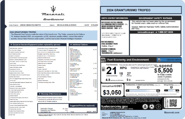 New 2026 Maserati GranTurismo  | Greenwich, CT