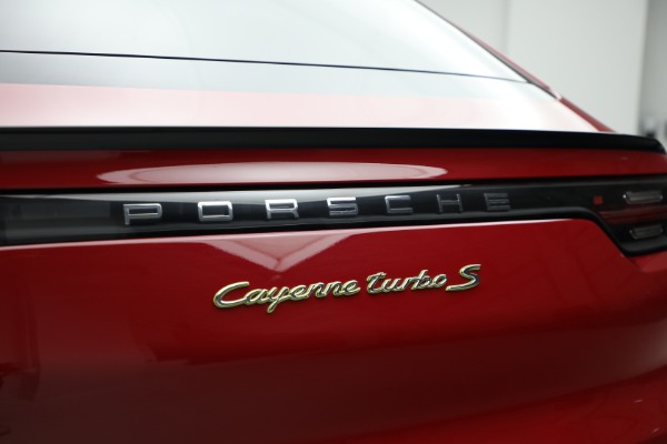 Used 2023 Porsche Cayenne Turbo S E-Hybrid Coupe for sale Sold at Bentley Greenwich in Greenwich CT 06830 28