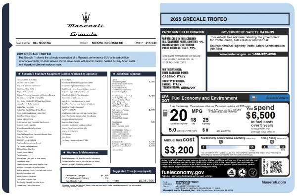 New 2024 Maserati Grecale Trofeo | Greenwich, CT