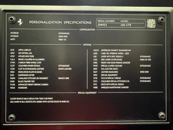 Used 2023 Ferrari 296 GTB for sale Call for price at Bentley Greenwich in Greenwich CT 06830 25