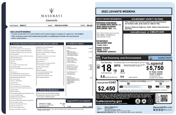 Used 2022 Maserati Levante Modena for sale $53,900 at Bentley Greenwich in Greenwich CT 06830 26