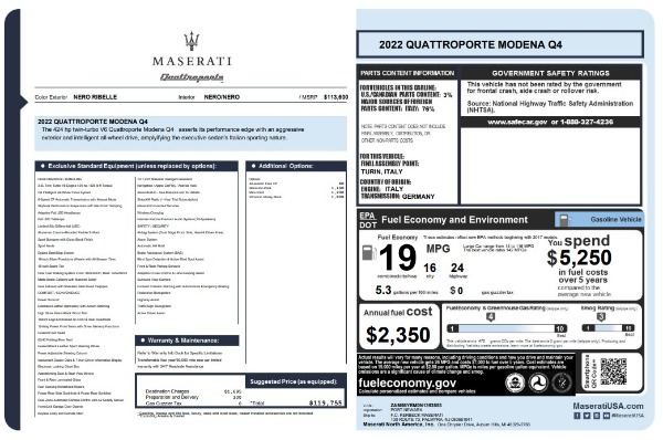 New 2022 Maserati Levante Modena | Greenwich, CT