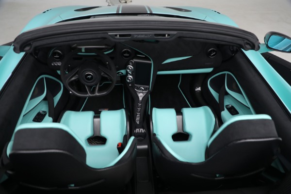 Used 2022 McLaren 765LT Spider for sale Call for price at Bentley Greenwich in Greenwich CT 06830 20