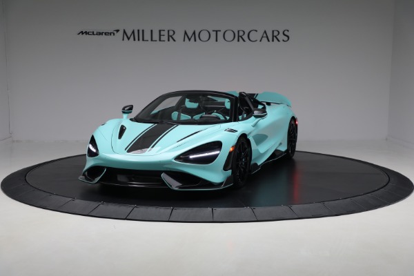 Used 2022 McLaren 765LT Spider for sale Call for price at Bentley Greenwich in Greenwich CT 06830 1
