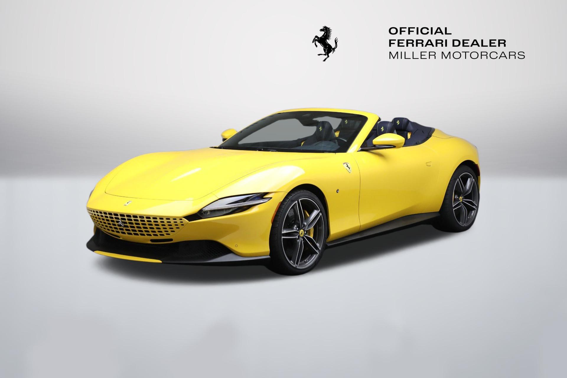 Used 2025 Ferrari Roma Spider for sale $337,900 at Bentley Greenwich in Greenwich CT 06830 1