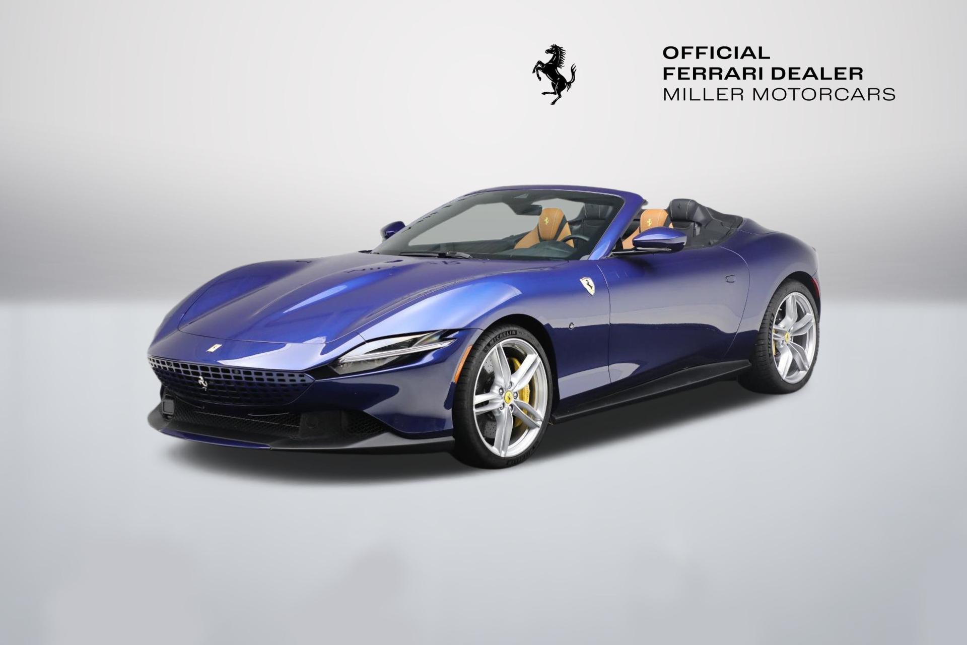 Used 2025 Ferrari Roma Spider for sale $317,900 at Bentley Greenwich in Greenwich CT 06830 1