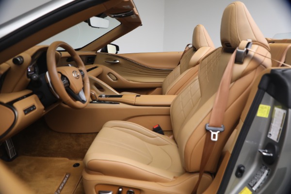 Used 2021 Lexus LC 500 Convertible for sale $99,900 at Bentley Greenwich in Greenwich CT 06830 13