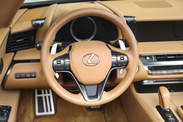Used 2021 Lexus LC 500 Convertible for sale $99,900 at Bentley Greenwich in Greenwich CT 06830 17