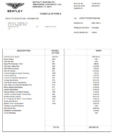 Used 2023 Bentley Continental GT Speed for sale $225,900 at Bentley Greenwich in Greenwich CT 06830 25