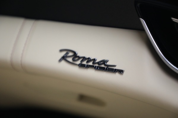 Used 2025 Ferrari Roma Spider for sale $317,900 at Bentley Greenwich in Greenwich CT 06830 21
