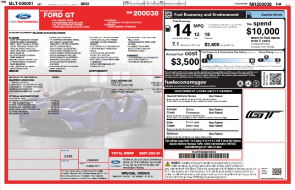 Used 2021 Ford GT for sale Call for price at Bentley Greenwich in Greenwich CT 06830 2