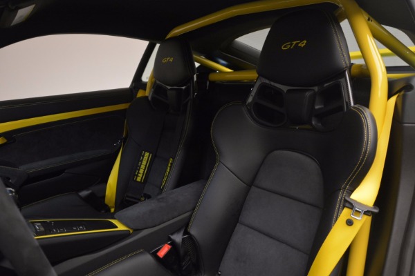 Used 2016 Porsche Cayman GT4 for sale Sold at Bentley Greenwich in Greenwich CT 06830 15