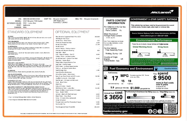 New 2027 McLaren 750S Spider TechLux for sale $461,010 at Bentley Greenwich in Greenwich CT 06830 6