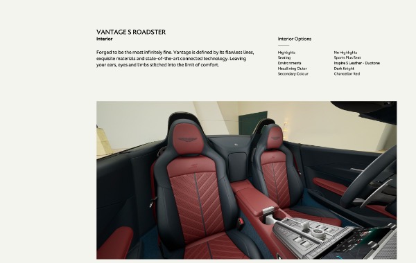 New 2026 Aston Martin Vantage S Roadster for sale $255,400 at Bentley Greenwich in Greenwich CT 06830 10