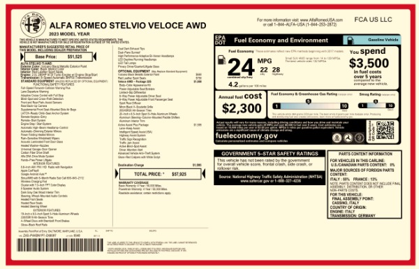 New 2026 Alfa Romeo Stelvio Veloce | Greenwich, CT