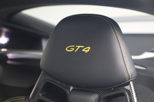Used 2016 Porsche Cayman GT4 for sale $149,900 at Bentley Greenwich in Greenwich CT 06830 22