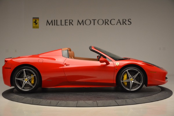 Used 2014 Ferrari 458 Spider for sale Sold at Bentley Greenwich in Greenwich CT 06830 9