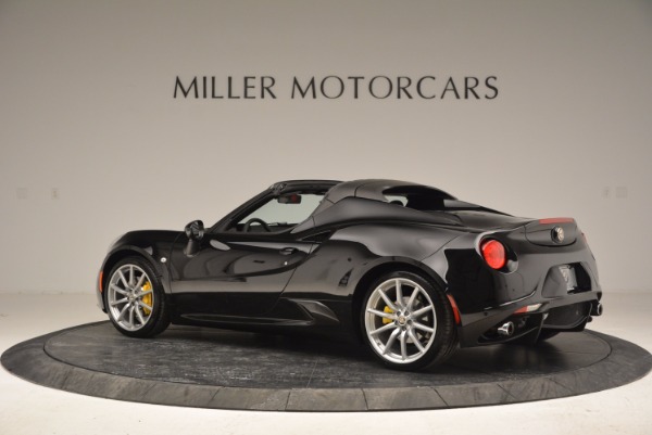 New 2016 Alfa Romeo 4C Spider for sale Sold at Bentley Greenwich in Greenwich CT 06830 4
