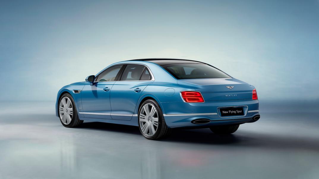 Bentley New Flying Spur Azure Rear View